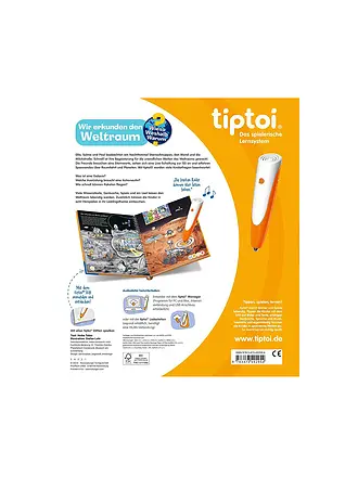 RAVENSBURGER | TIPTOI Wieso Weshalb Warum - Wir erkunden den Weltraum | 